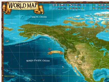 World Map 2013 English